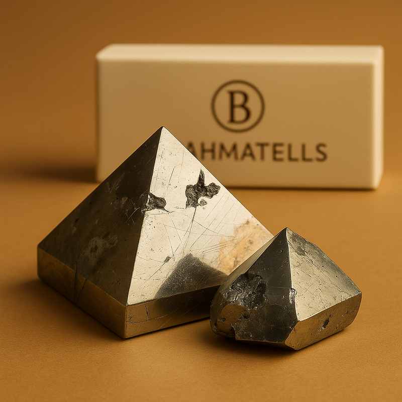 Pyrite Crystal Combo Sets – Bracelet, Ring & More | Brahmatells