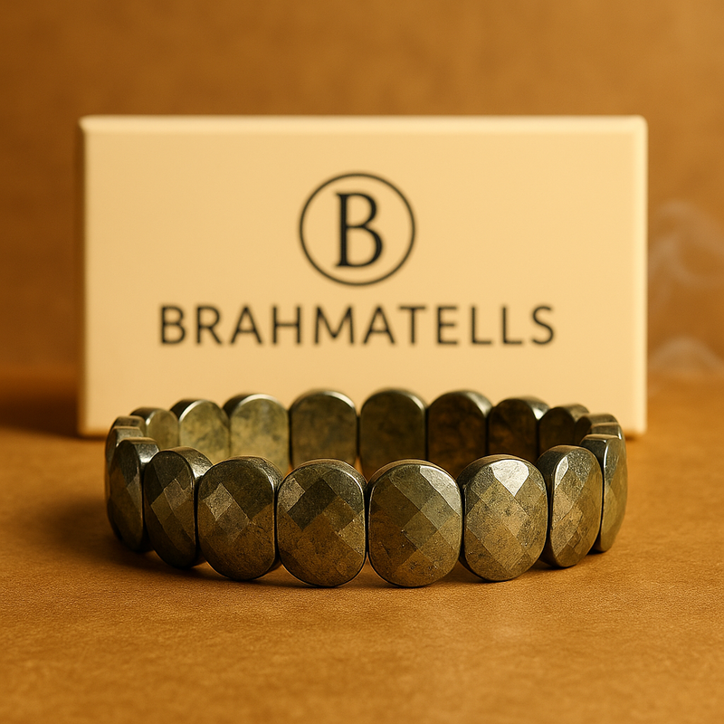 Pyrite Crystal Combo Sets – Bracelet, Ring & More | Brahmatells