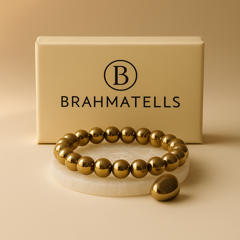 Pyrite Crystal Combo Sets – Bracelet, Ring & More | Brahmatells