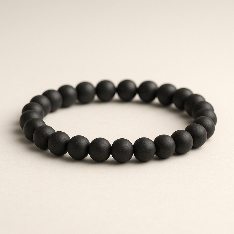 Brahmatells Black Tulsi Wood Bead Bracelet