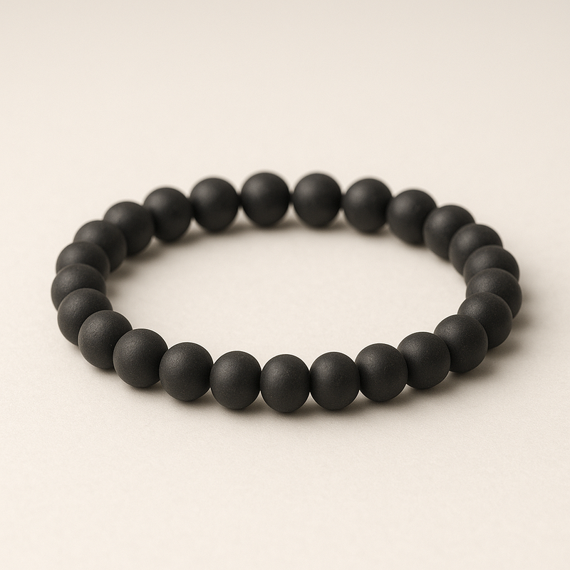 Brahmatells Black Tulsi Wood Bead Bracelet