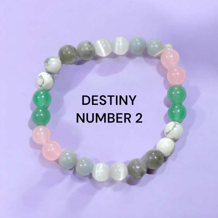 Destiny Number 2 Bracelet | Balance & Harmony