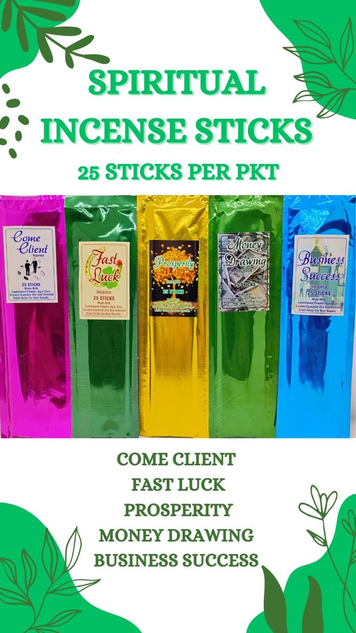 Spiritual Incense Sticks – 25 Sticks per Pack | Brahmatells