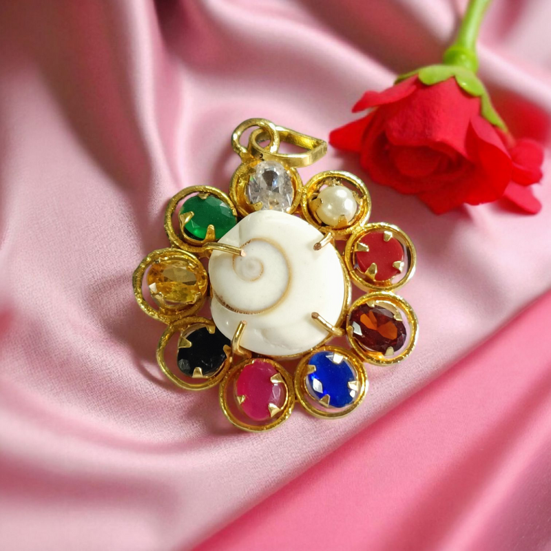 Navgrah Gomati Chakra Pendant – Classic Astrological Jewelry