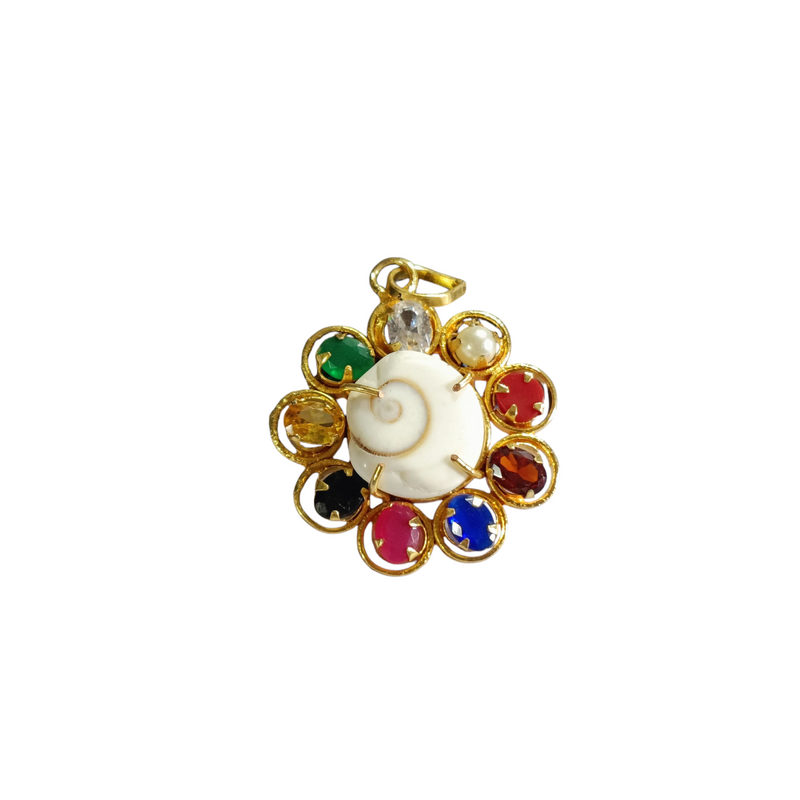 Navgrah Gomati Chakra Pendant – Classic Astrological Jewelry