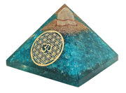 Amethyst & Clear Quartz Pyramid Yoga Meditation Crystal - BrahmatellsStore