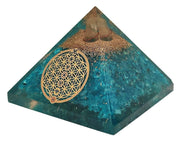 Amethyst & Clear Quartz Pyramid Yoga Meditation Crystal - BrahmatellsStore