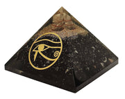 Amethyst & Clear Quartz Pyramid Yoga Meditation Crystal - BrahmatellsStore