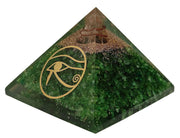 Amethyst & Clear Quartz Pyramid Yoga Meditation Crystal - BrahmatellsStore