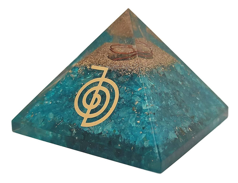 Amethyst & Clear Quartz Pyramid Yoga Meditation Crystal - BrahmatellsStore