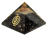 Amethyst & Clear Quartz Pyramid Yoga Meditation Crystal - BrahmatellsStore