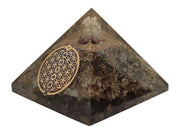 Amethyst & Clear Quartz Pyramid Yoga Meditation Crystal - BrahmatellsStore