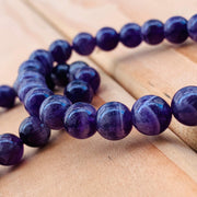 Amethyst Beads Bracelet for Mindfulness & Balance | Brahmatells - BrahmatellsStore