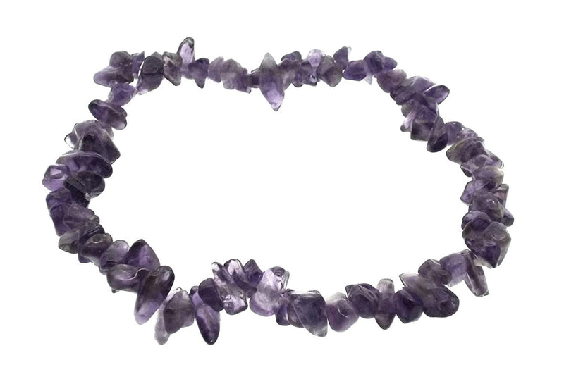 Amethyst Chip Bracelet for Chakra Healing | Brahmatells - BrahmatellsStore