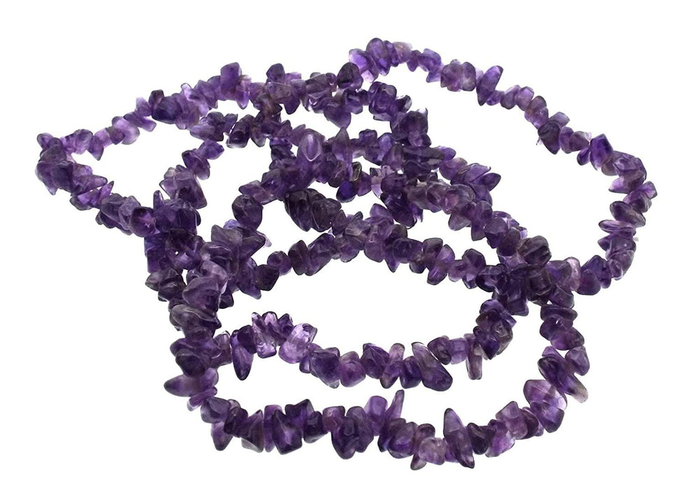 Amethyst Chip Bracelet for Chakra Healing | Brahmatells - BrahmatellsStore