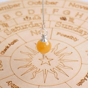 Amethyst Crystal Ball Pendulum for Dowsing & Healing | Brahmatells - BrahmatellsStore