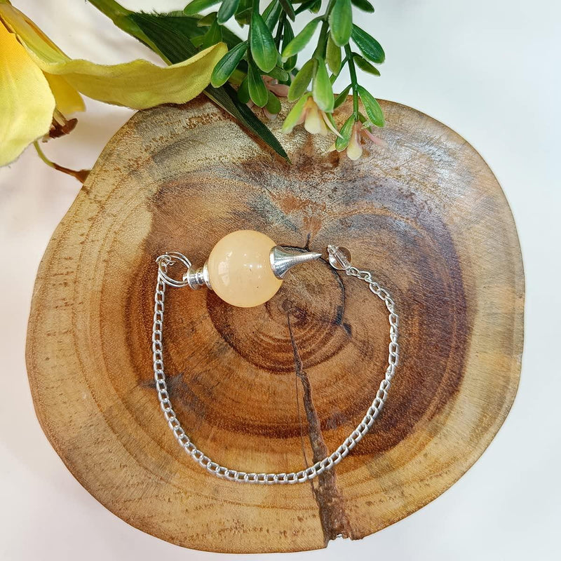 Amethyst Crystal Ball Pendulum for Dowsing & Healing | Brahmatells - BrahmatellsStore