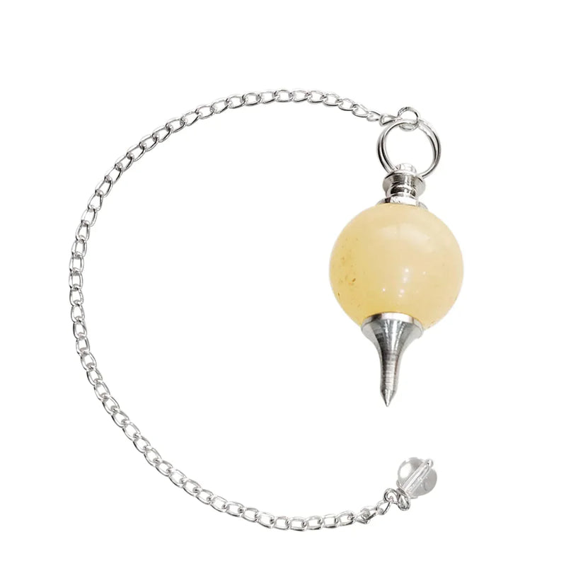 Amethyst Crystal Ball Pendulum for Dowsing & Healing | Brahmatells - BrahmatellsStore