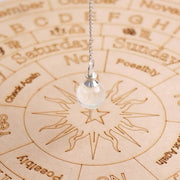 Amethyst Crystal Ball Pendulum for Dowsing & Healing | Brahmatells - BrahmatellsStore