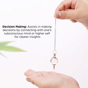 Amethyst Crystal Ball Pendulum for Dowsing & Healing | Brahmatells - BrahmatellsStore