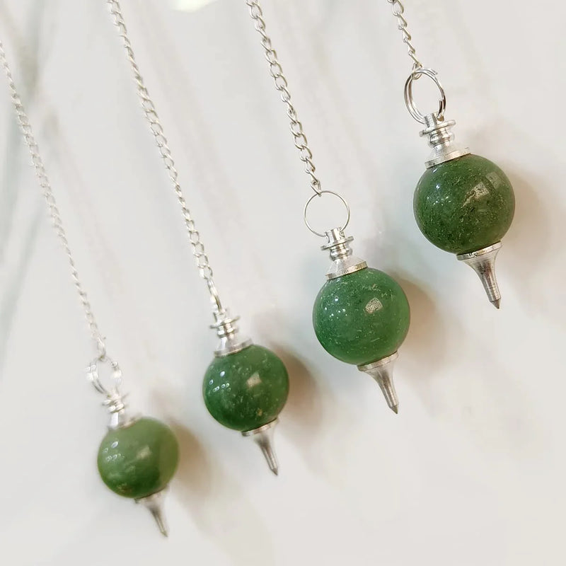 Amethyst Crystal Ball Pendulum for Dowsing & Healing | Brahmatells - BrahmatellsStore