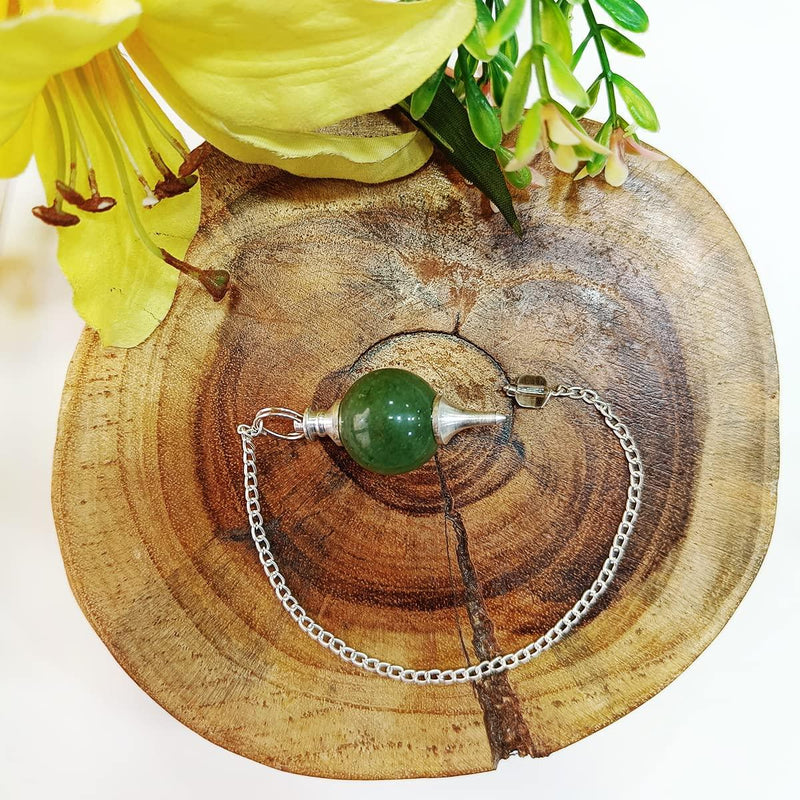 Amethyst Crystal Ball Pendulum for Dowsing & Healing | Brahmatells - BrahmatellsStore