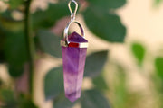 Amethyst Double-Sided Pendant - Serenity & Intuition | Brahmatells - BrahmatellsStore