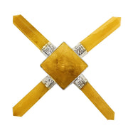 Amethyst Generator Reiki Energy Generator Pyramid,4 Point Amethyst Energy Generator,Energy Generator Tool with Pyramid,Amethyst Pyramid with Four Pencil Energy Generato - BrahmatellsStore