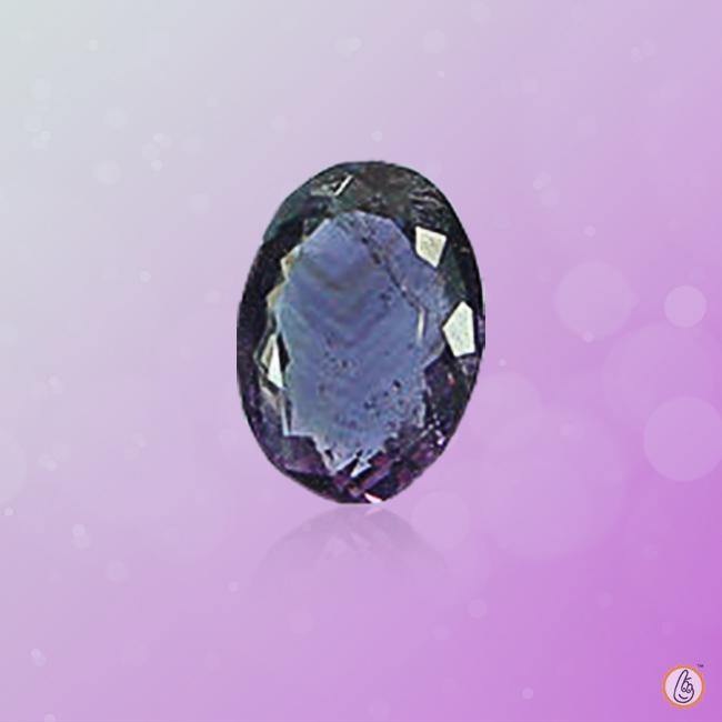 Amethyst Kathaila greenish-oval BTE117GSM - BrahmatellsStore