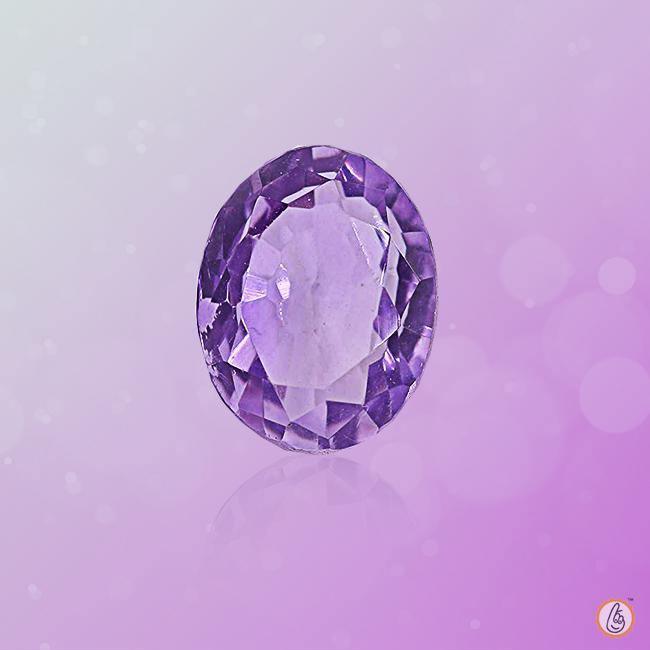Amethyst Kathaila oval BTE102GSM - BrahmatellsStore