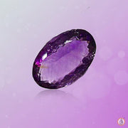 Amethyst Kathaila oval BTE109GSM - BrahmatellsStore