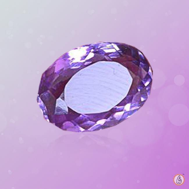 Amethyst Kathaila oval BTE116GSM - BrahmatellsStore