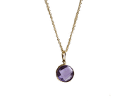 Amethyst Kathaila Round Pendant - Saturn's Spiritual Essence | Brahmatells - BrahmatellsStore