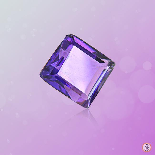Amethyst Kathaila square BTE112GSM - BrahmatellsStore
