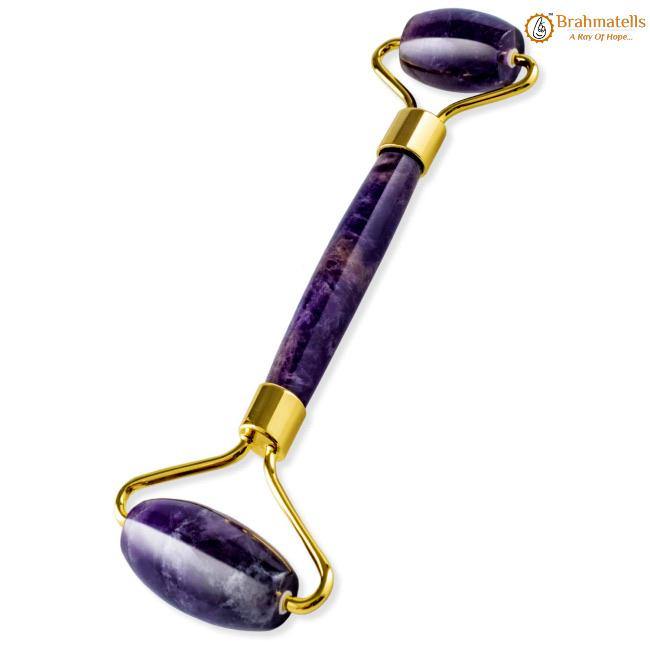 Amethyst Roller Stone for Spiritual Wellness | Brahmatells - BrahmatellsStore