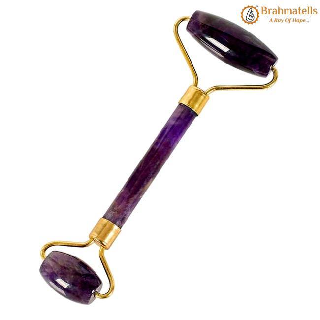 Amethyst Roller Stone for Spiritual Wellness | Brahmatells - BrahmatellsStore
