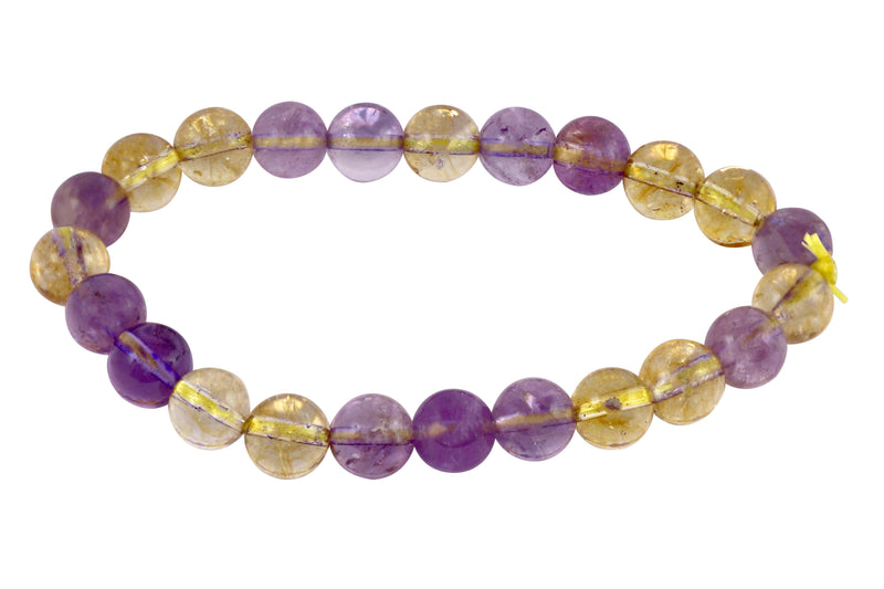 Ametrine Bracelet: Fusion of Amethyst & Citrine Energies | Brahmatells - BrahmatellsStore