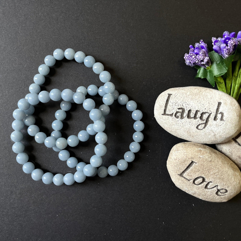 Angelite Crystal Healing Bracelet | Brahmatells - BrahmatellsStore