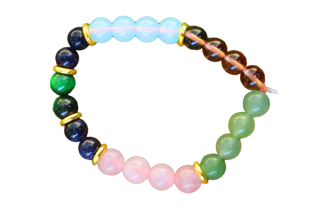 April Birthstone Crystal Bracelet - Celebrate Boldness & Creativity - Brahmatells - BrahmatellsStore