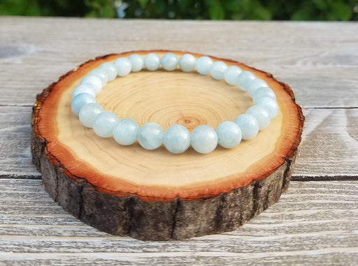 Aquamarine Bracelet - Spiritual Bracelet, Healing Bracelet, Gemstone Bracelet - BrahmatellsStore