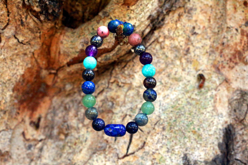 Aquarius Crystal Bracelet - Celebrate Aquarian Uniqueness | Brahmatells - BrahmatellsStore