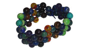 Azurite Triple Layer 7 Chakra Bracelet | Brahmatells - BrahmatellsStore