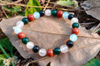 Beauty & Balance Bracelet: Rose Quartz, Red Jasper, Green Jade, Opalite, Black Tourmaline | Brahmatells - BrahmatellsStore