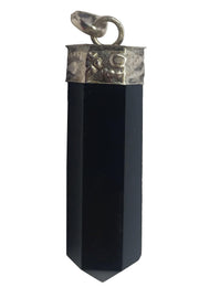 Black Obsidian Pendant: Strength & Protection | Brahmatells - BrahmatellsStore