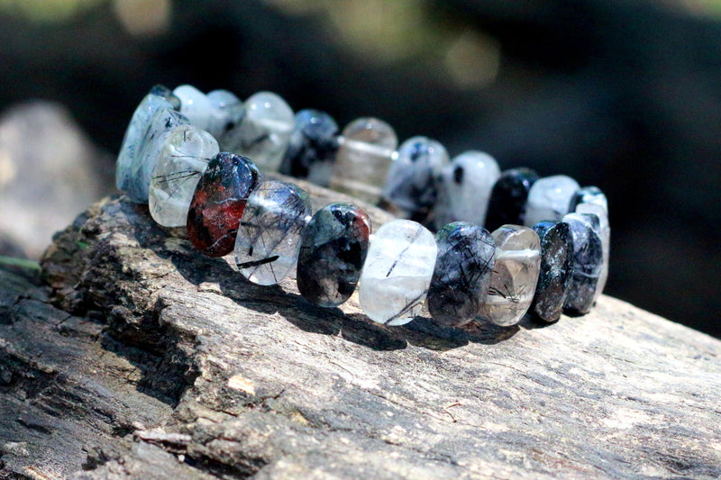 Black Rutile Quartz Bracelet | Embrace Positivity & Personal Growth - BrahmatellsStore