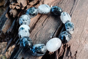 Black Rutile Tumble Bracelet: Energy Balance & Style | Brahmatells - BrahmatellsStore