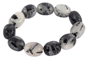 Black Rutile Tumble Bracelet: Energy Balance & Style | Brahmatells - BrahmatellsStore