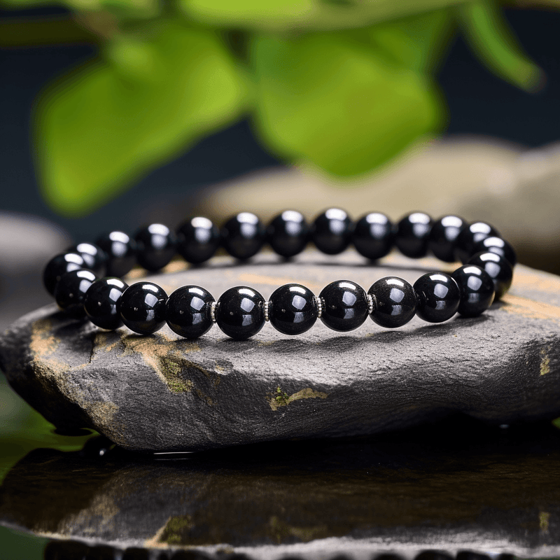 Black Tourmaline Bracelet for Energy Protection - Shop at Brahmatells - BrahmatellsStore
