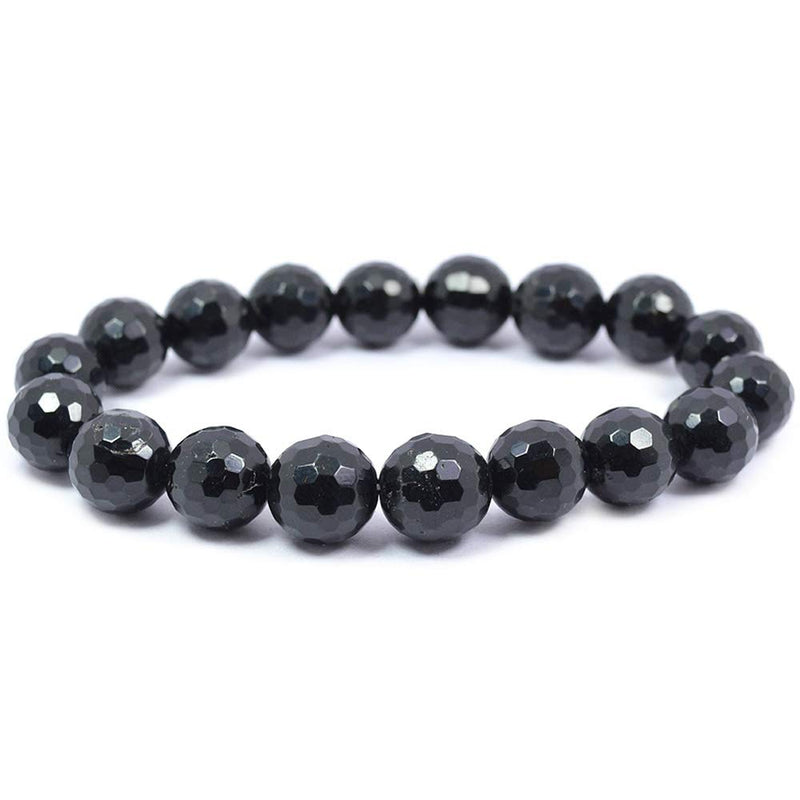 Black Tourmaline Bracelet for Protection & Grounding | Brahmatells - BrahmatellsStore