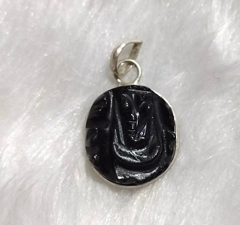 Black Tourmaline Ganesha Pendant | Brahmatells - BrahmatellsStore